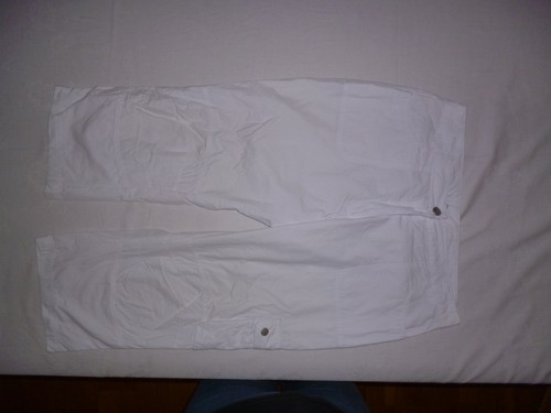 Weiße damen capri hose - capri, gr