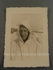 107890, Portrait: Heeres Soldat im Schneetarnhemd, Schneehemd, camo, Schiffchen