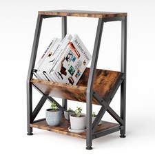 Schmaler Beistelltisch Sofatisch Nachttisch kleine Räume Vintage Nachtschrank DE