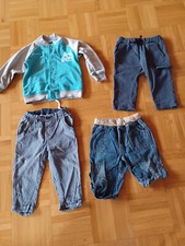 4 tlg. Babykleidung-Set, JUNGE, Gr. 80/86, 3 Hosen + 1 Jacke, getragen