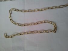 Ankerkette aus Metall,messingfarben,Länge 1000mm,Stärke 0,8mm(Maße siehe unten)