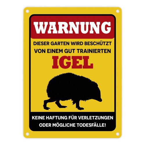 Warnung dieser garten - warnung, wird