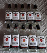 10 x Jim Beam Bourbon  0,7 Liter leere Flaschen gebraucht