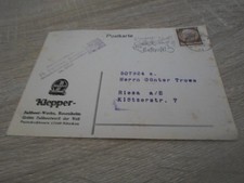 Postkarte,"Klepper-Faltboot-Werke"v.1934 aus Dresden.