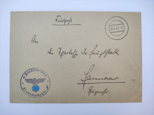 Feldpost 1 Brief ohne Inhalt Flakdivision 1942  Stempel!