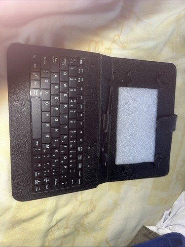 Schwarze leder kindle tablet - schwarze,