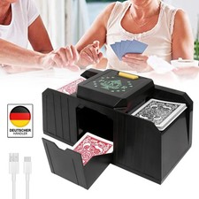 Profi Elektrischer Kartenmischer Automatische Poker Kartenmischmaschine 2Decks