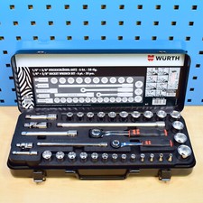 Würth Steckschlüsselsatz Zebra Ratschenkasten 35-teilig 1/4 3/8 Zoll Satz