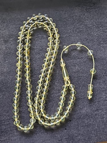 Perlen kette bernstein - kette,