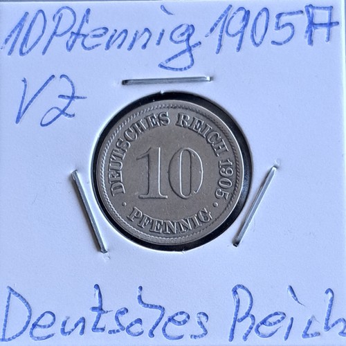 Pfennig 1905 deutsches - 10,