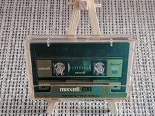 MAXELL XL II 90  *Unbeschriftet+STICKER* golden Leerkassette Mc Tape