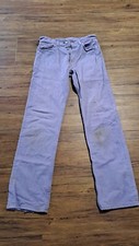 Levi Levi's Levis 501 Jeans W28 L32 Vintage 80er Jahre gebraucht lila (weiß gefä