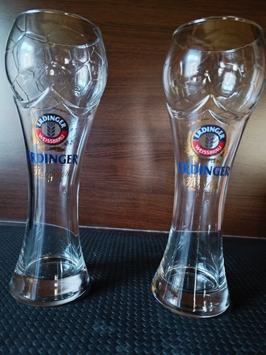 Erdinger weizen fußball glas - weizen,