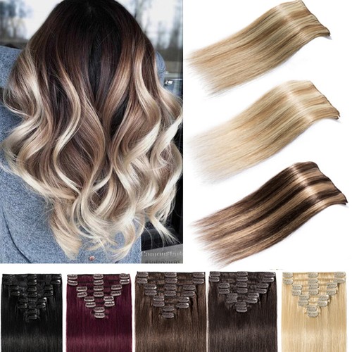 Echthaar clip extensions - echthaar,