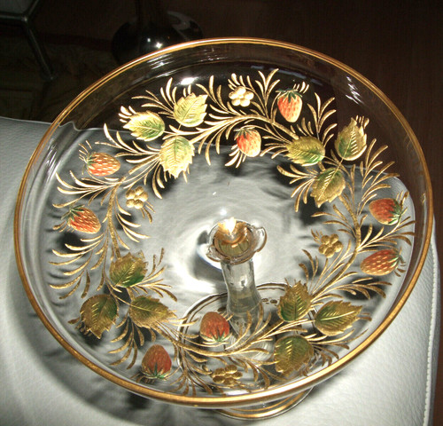 Rare antike fußschale 1880 - um,