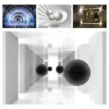 Vlies Fototapete 3D EFFEKT Wohnzimmer Tunnel Abstrakt Ausblick Optik Abstrakt 41