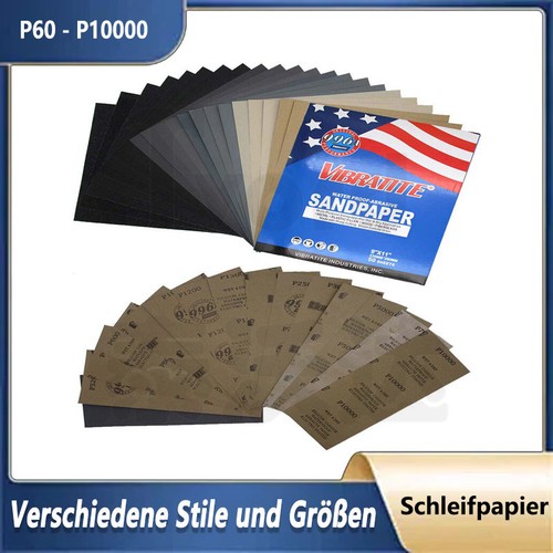 Schleifpapier wasserfest nass - wasserfest,