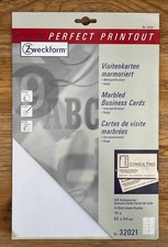 Avery Zweckform 32021 - Visitenkarten marmoriert beige - Gebraucht