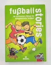 Fußball Stories ⚽ Black Stories Junior - 50 Rätsel v. moses - NEUWERITG*