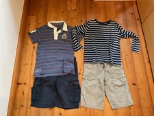 Jungen Gr. 134/140 Bekleidungspaket 4-tlg, Sommer Tshirts kurze  Hosen