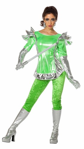 Space kostüm damen alien - kostüm,