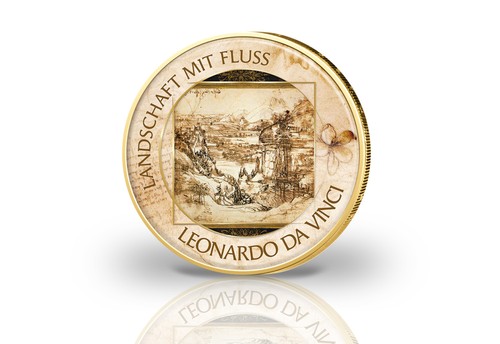 Euro vergoldet - 2,