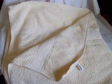 NEU Badetuch, Saunatuch, Duschtuch Strandtuch Baumwolle Frottee gelb 170 x 90