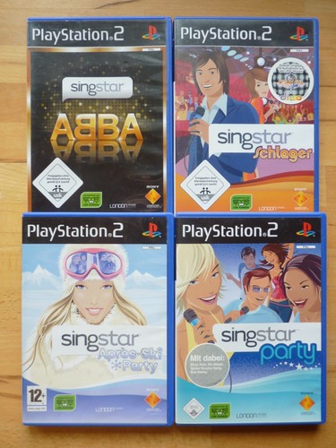 Ps2 singstar bundle 4 - ps2,