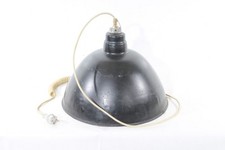 40cm Hängelampe Leuchte Lampe Emaille Halle Werkstatt Vintage Schwarz E27 220V