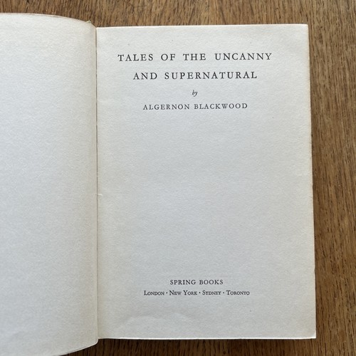 Tales the uncanny and - tales, of