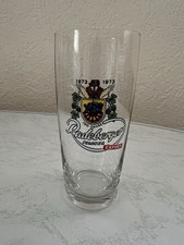 Kleines Sammelglas Radeberger 14,3 cm hoch Durchmesser 6,3 cm