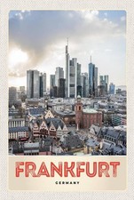 Holzschild 18x12 cm Frankfurt