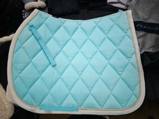 Hellblau/türkis beige Schabracke von BR in VS Vielseitigkeit 