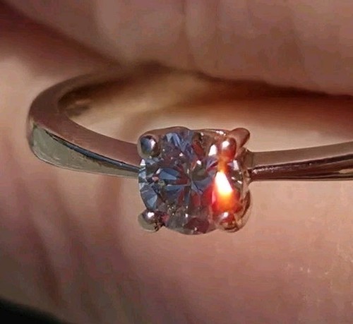 Natürlicher solitär diamant - natürlicher,