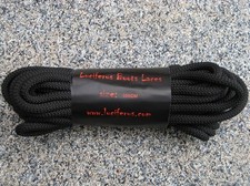 Schnürsenkel schwarz 380 cm lang bis 30 Loch Stiefel Ranger Boots Gothic Metal