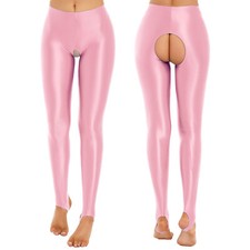 DE Damen Öl Glänzend Offene