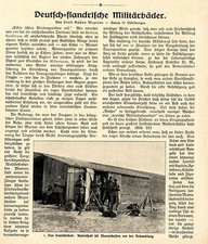 1915 * Deutsche-flandrische Militärbäder * Original-Foto-Report  WW1