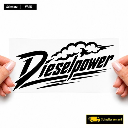 Autoaufkleber dieselpower - autoaufkleber,