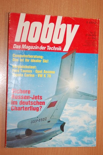 Hobby das magazin der technik - hobby,