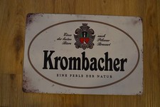 KROMBACHER Bier Blechschild -