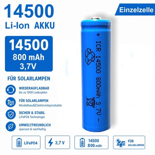 Icr 14500 800 mah - mah, 3,7