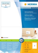 Adressetiketten Premium A4