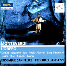2 CDs Monteverdi L'ORFEO Ensemble San Felice Bardazzi | excellent (C8213)