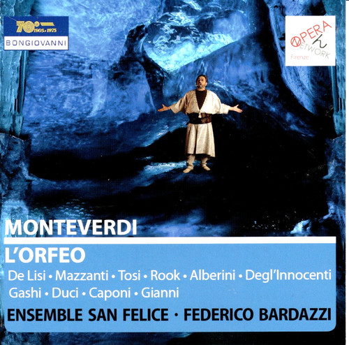Cds monteverdi orfeo - cds,