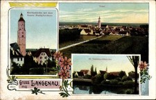 Ak Langenau Baden
