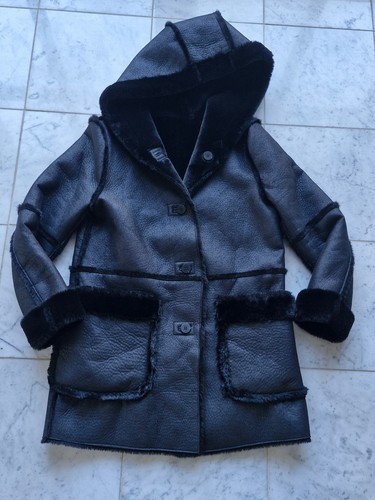 Zara trf lammfell optik - zara, jacke