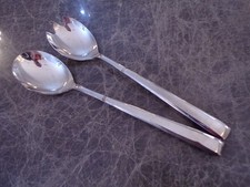 Wilkens Modell OCTA Vorleger Salatbesteck Silber 90er TOP !