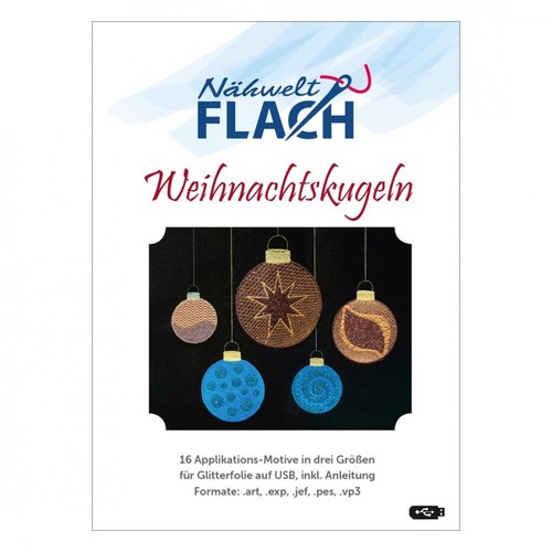 Nähwelt flach stickmuster - flach, usb