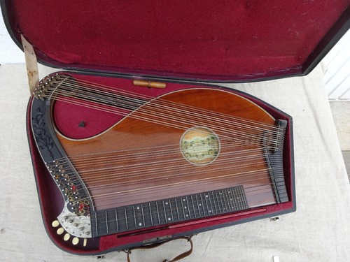 Harfen zither zettel - harfen, adolf