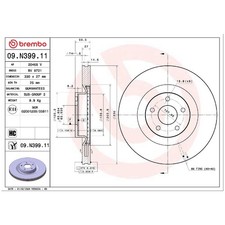 2x Bremsscheibe vorne für